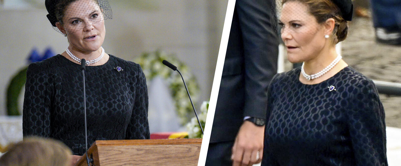 Kruununprinsessa Victoriaa kritisoidaan Norjassa Haraldin hautajaisissa luetun rukouksen jälkeen.