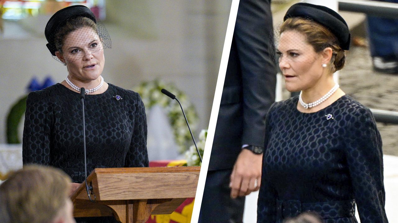 Kruununprinsessa Victoriaa kritisoidaan Norjassa Haraldin hautajaisissa luetun rukouksen jälkeen.