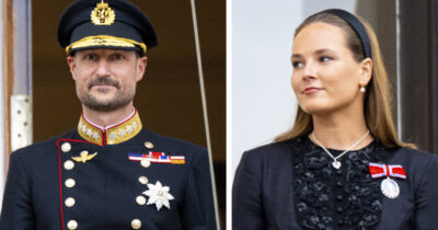 Norjan kuningas Haakon VIII ja kruununprinsessa Ingrid Alexandra