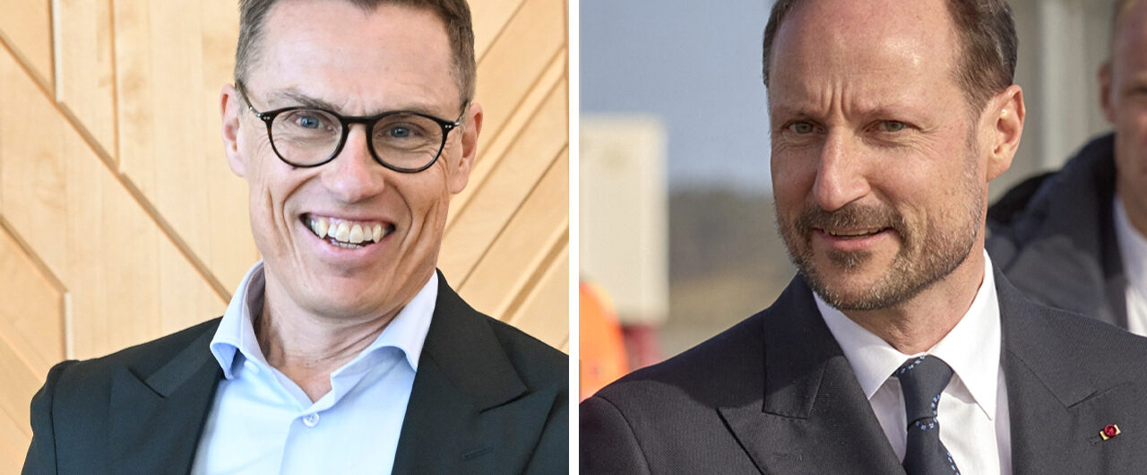 Alexander Stubb ja kuningas Haakon. Kuvat: AOP