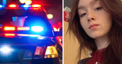 Poliisiauto ja Persephone Berger.