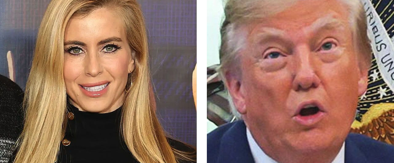 Katie Zacharia ja Donald Trump