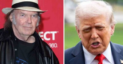 Neil Young, Donald Trump.