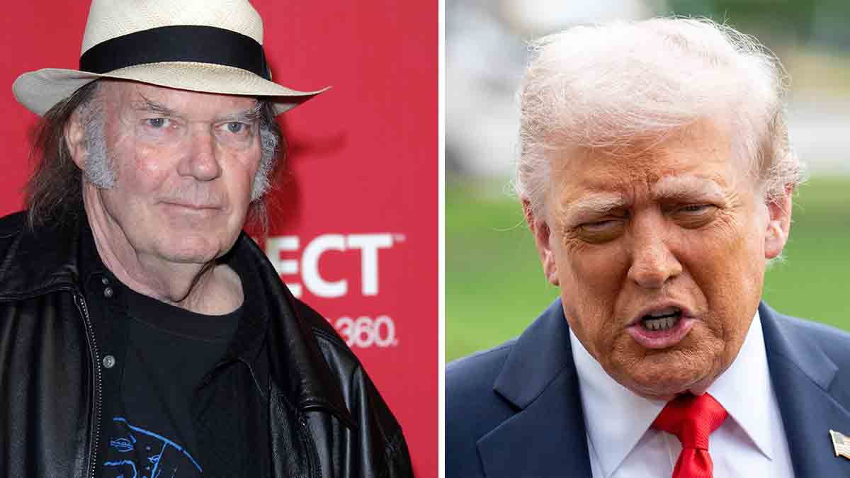 Neil Young, Donald Trump.