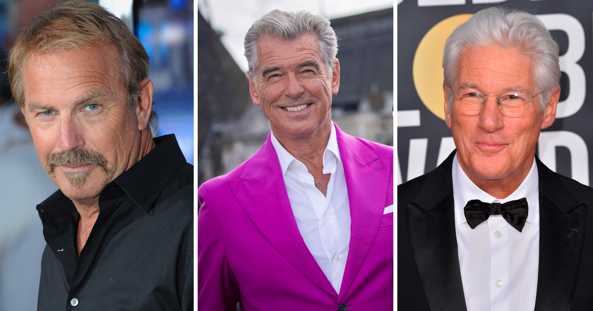 Kevin Costner, Pierce Brosnan & Richard Gere