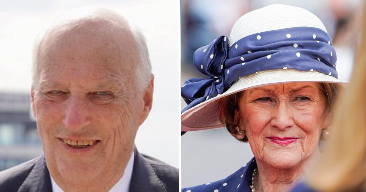 Kong Harald , dronning sonja