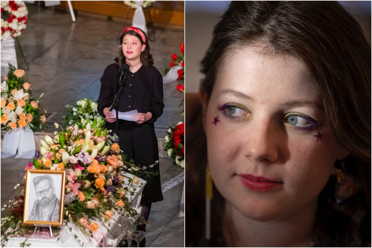 Maud i begravelse