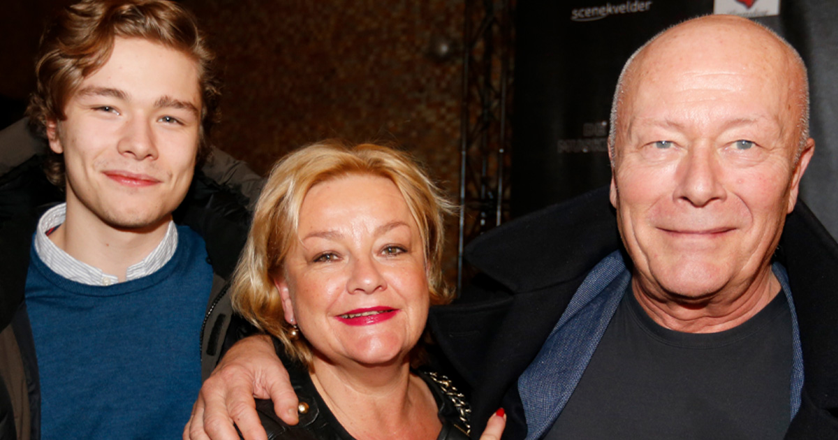 Nils Ole Oftebro , Anette Hoff og sønnen Jonas Oftebro