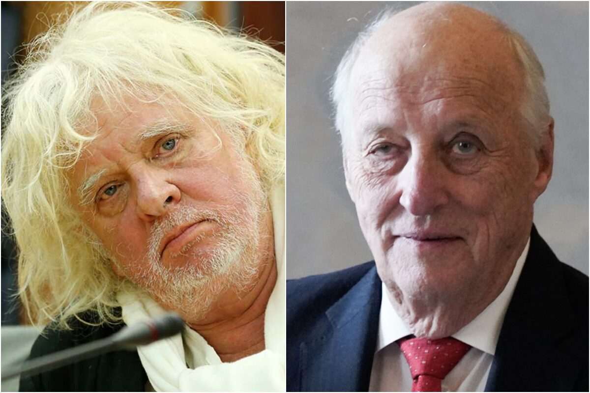 Odd Nerdrum og Kong Harald.