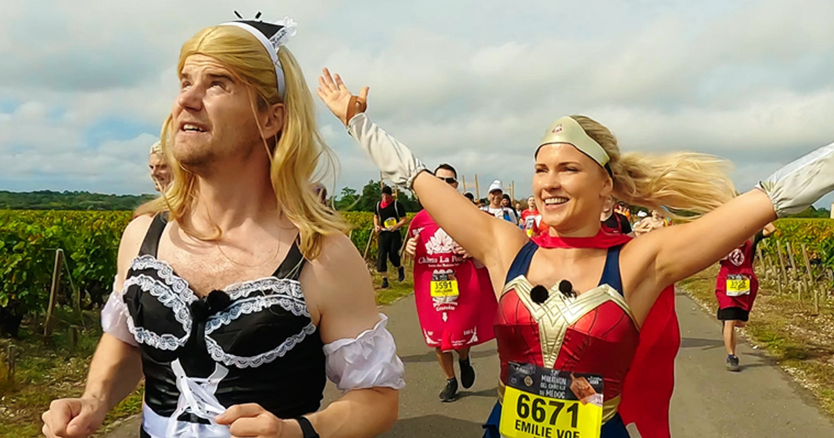 Nicolay Ramm og Emilie Voe Nereng i "Helt Ramme sporter"