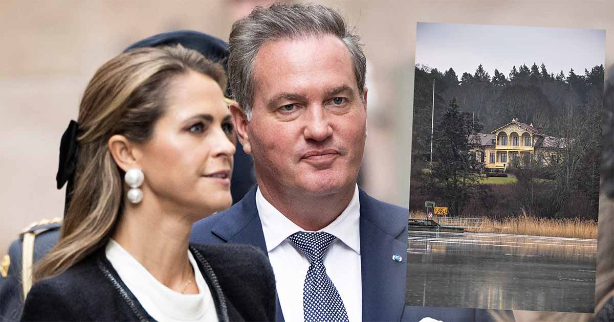 Prinsesse Madeleine og Chris Oneill. Villa Loviseberg