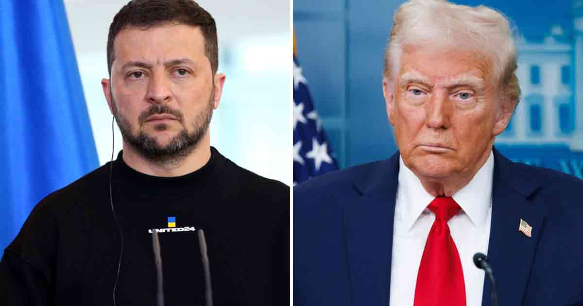 Donal Trump og Volodymyr Zelenskyj