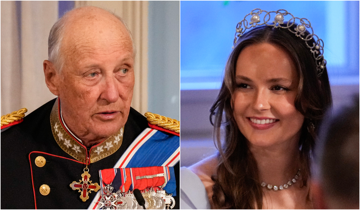 Kong Harald delte noen ord om prinsesse Ingrid Alexandra.