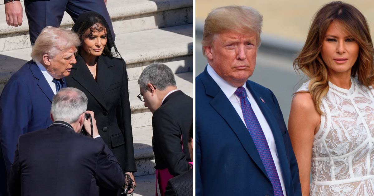 Donald og Melania Trump.