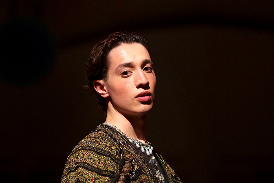 Kyle Alessandro under en innspilling sammen med Kringkastingorkesteret KORK i forbindelse med forberedelser til finalen i Melodi Grand Prix som i år arrangeres i Basel i Sveits.