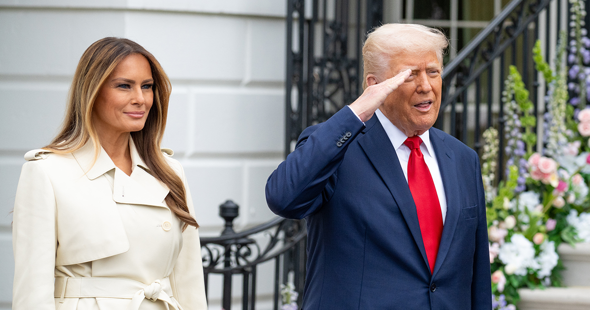 Melania og Donald Trump