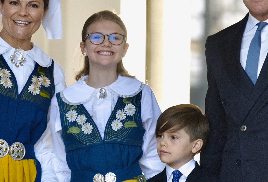 Prinsesse Estelle og prins Oscar.