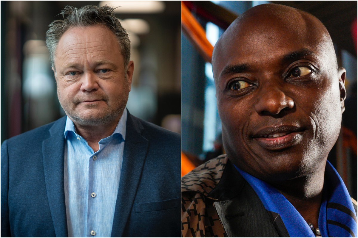 Fredrik Græsvik og Durek Verrett er i klinsj.