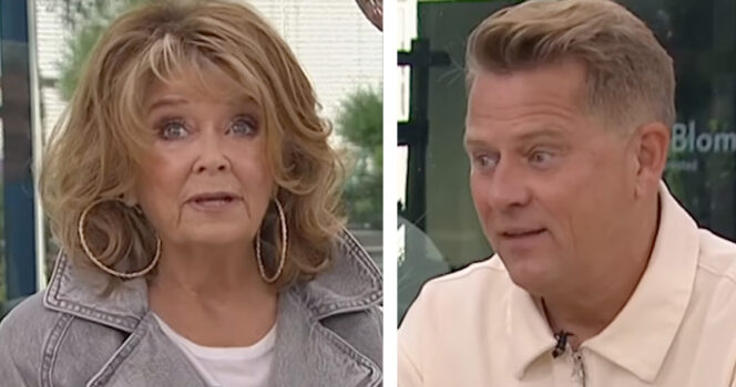 Wenche Myhre måper etter Robert Stoltenbergs ord på direkten