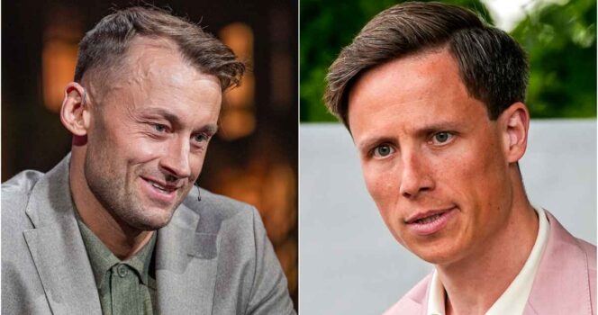 Petter Northug og Emil Gukild.