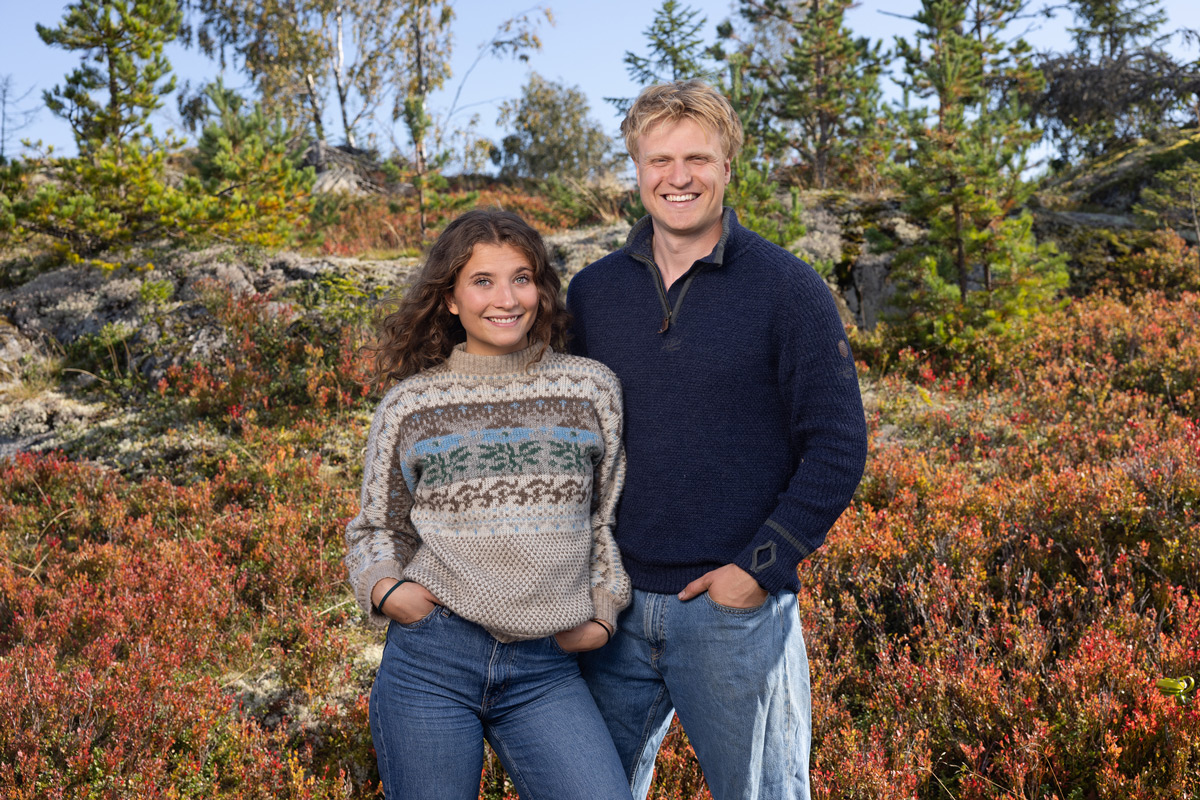 Marie Jasmin Björk og Emil Vold er med i Fjellhytta.