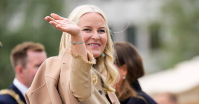 Kronprinsesse Mette-Marit deltar på markeringen av 200-årsjubileet for utvandringen til Amerika i Stavanger.