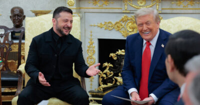 President Zelenskyy og President Trump.
