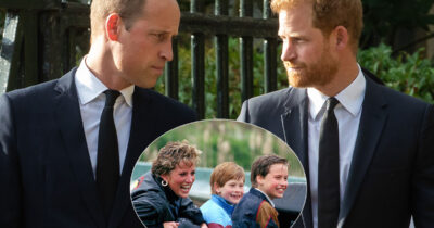 Prinsesse Diana, prins William og Harry