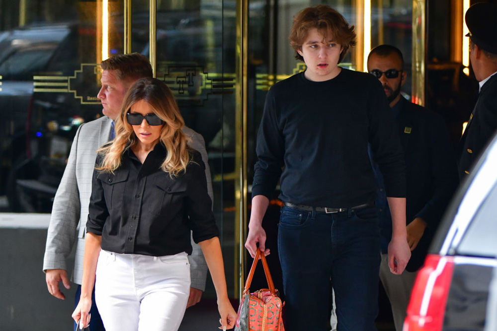Melania & Barron Trump
