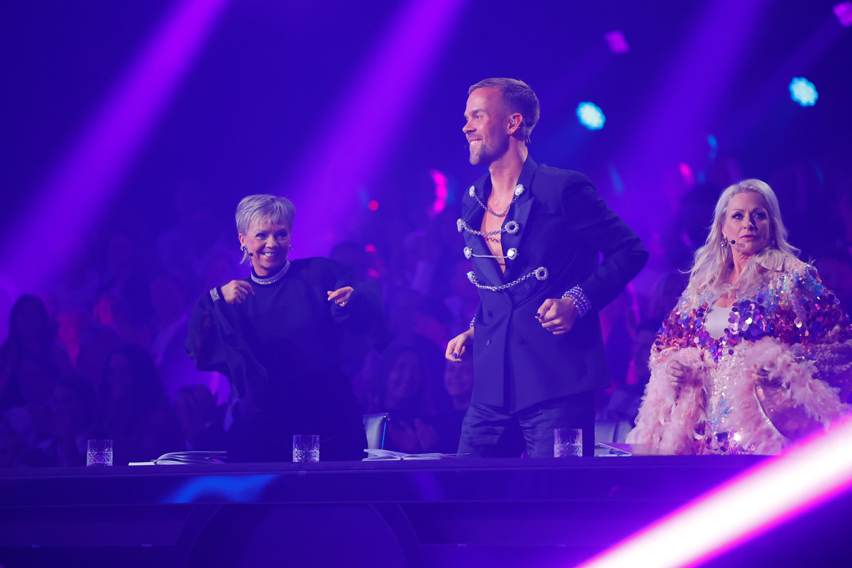 Trine Dehli Cleve, Merete Mørk Lingjærde, Morten Hegseth under Skal vi danse.