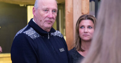 Kong Harald og prinsesse Märtha Louise.