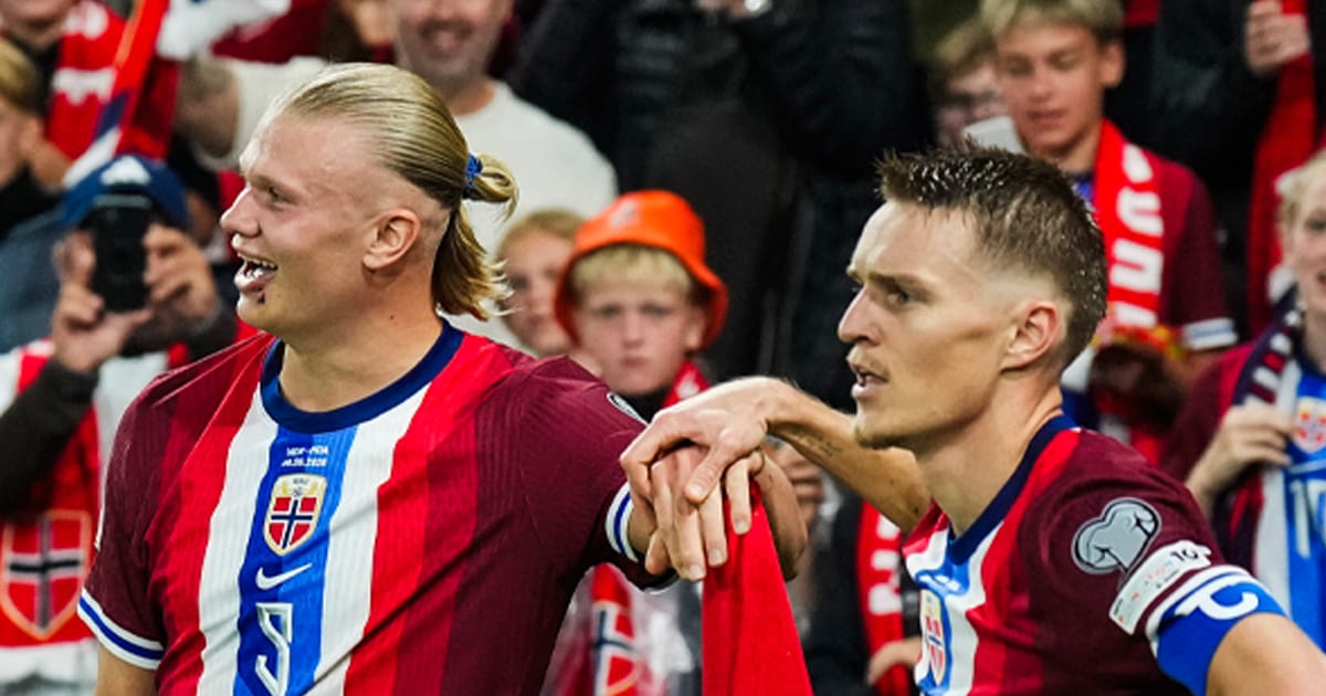 Erling Braut Haaland og Martin Ødegaard.