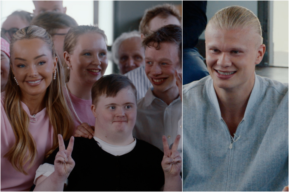 Sophie Elise Isachsen og Erling Braut Haaland er blant gjestene i A-laget.
