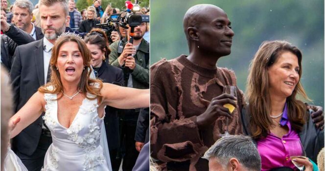 Bryllupet til Martha Louise og Durek Verrett skapte store kontroverser i fjor.