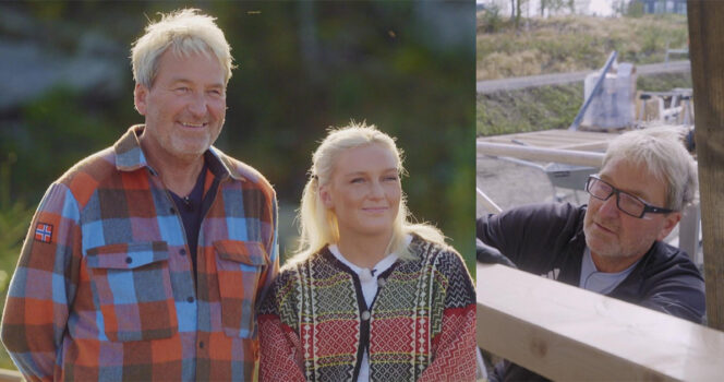 Trondheims-duoen Stine Øyangen Johansen (24) og faren Dag Johansen (55) er blant årets deltakere i «Fjellhytta».