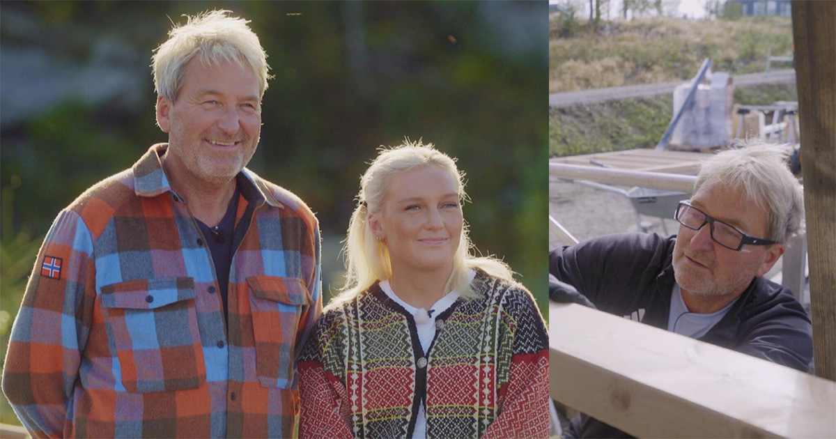 Trondheims-duoen Stine Øyangen Johansen (24) og faren Dag Johansen (55) er blant årets deltakere i «Fjellhytta».