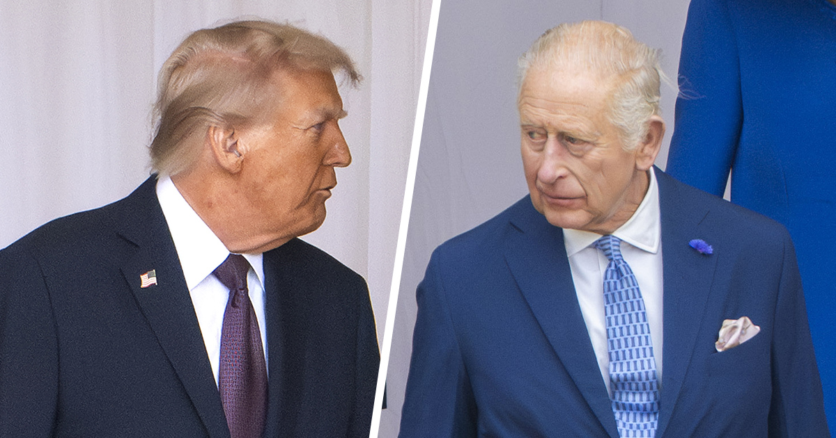 Donald Trump og Kong Charles.
