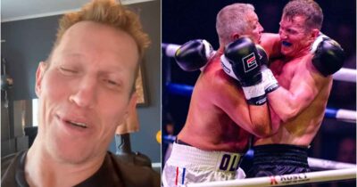 Frank Løke i boksekamp mot Ole Klemetsen.
