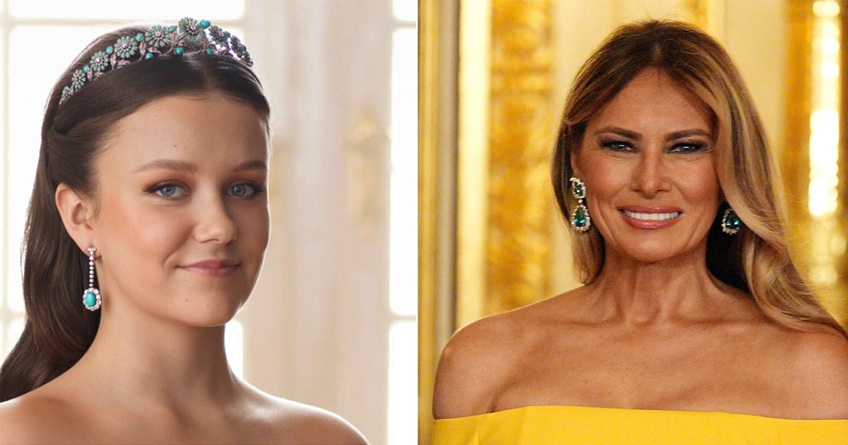 Prinsesse Isabella og Melania Trump.