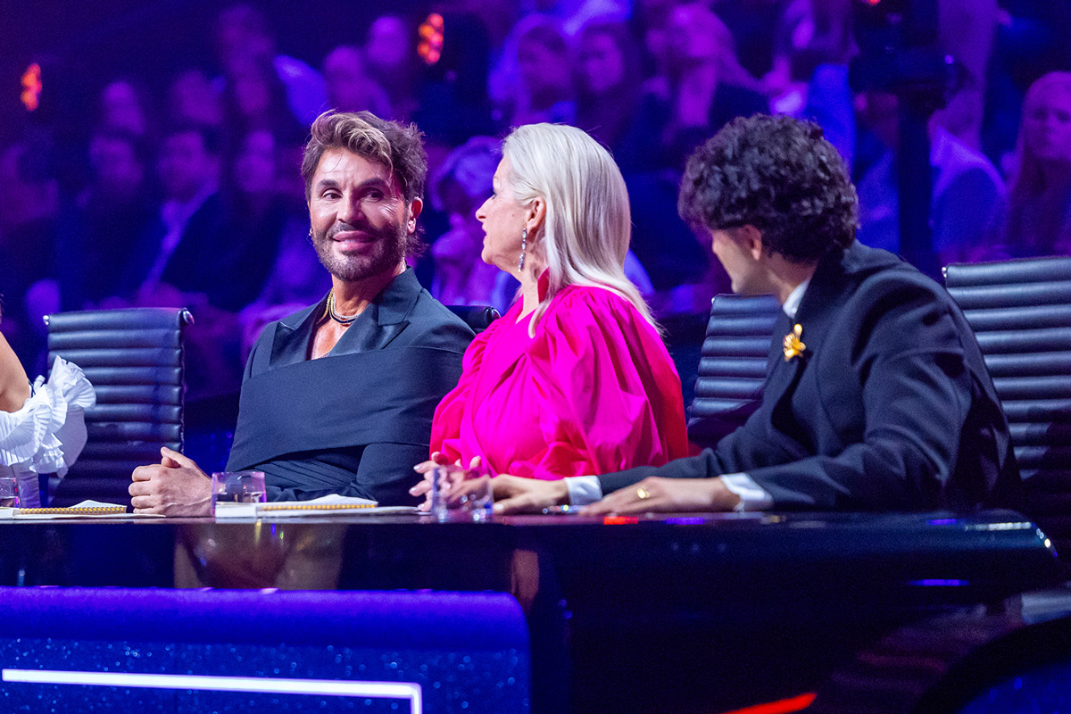 Jan Thomas under program 1 av Skal vi danse 2025.