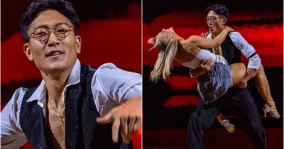 Danby og Norunn opptrer under program 1 av Skal vi danse 2025.