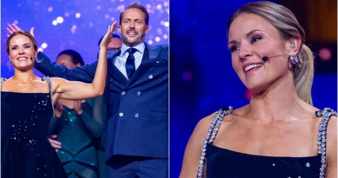 Helene Olafsen og Anders Hoff under Skal vi danse program 2.