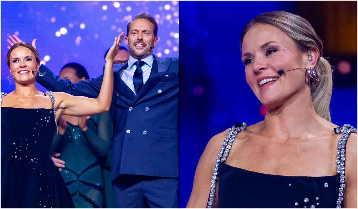 Helene Olafsen og Anders Hoff under Skal vi danse program 2.