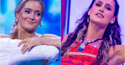 Emilie Enger Mehl og Desta Marie Beeder står i fare for å ryke ut av Skal vi danse, ifølge bettingen.