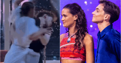 Desta Marie Beeder og Tarjei Svalastog i Skal vi danse.