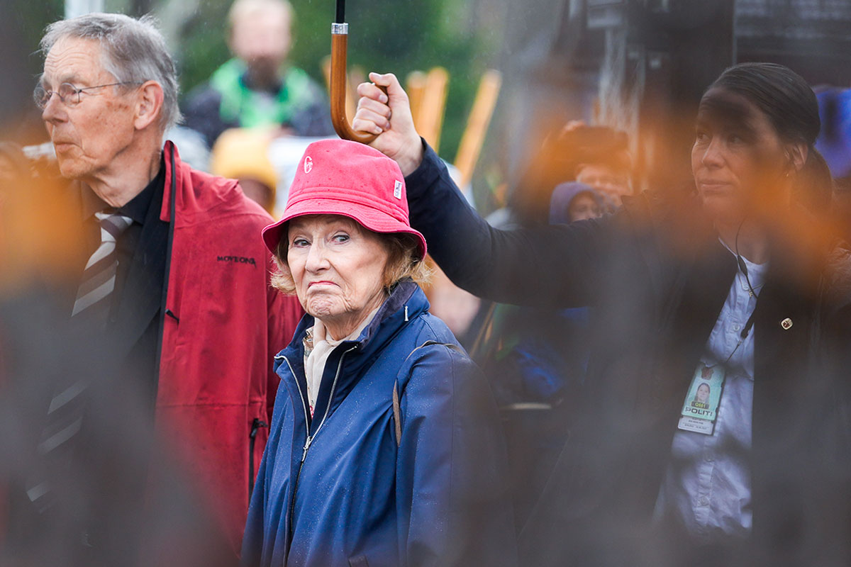 Dronning Sonja åpner nytt museumsbygg på Norsk Skogfinsk Museum i Svullrya.