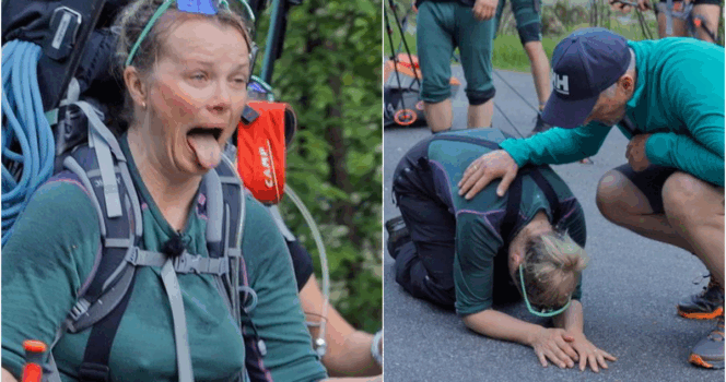 Ingrid Gjessing Linhave brøt sammen.