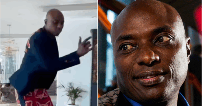 Durek Verrett danser til ny sang.