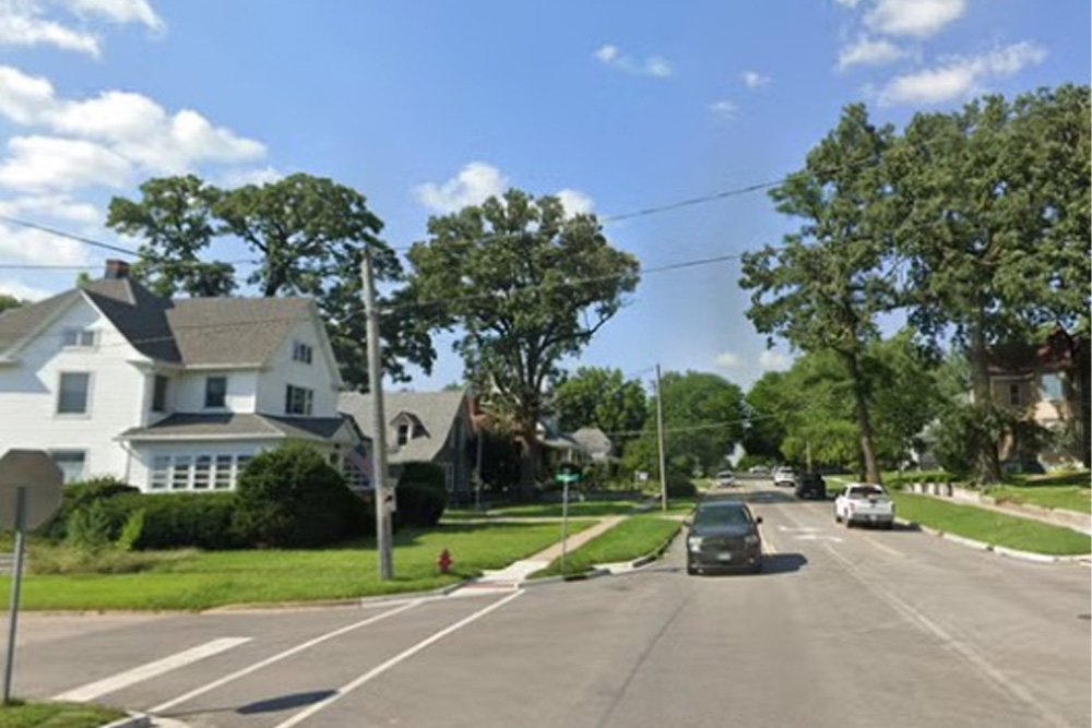 Division Street i Harvard, Illinois.