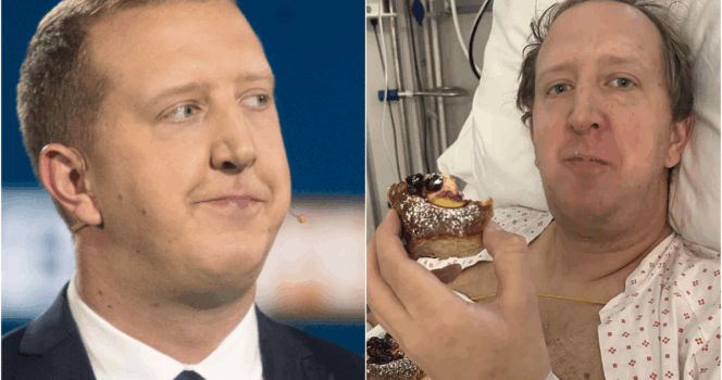 Magnus Devold ble innlagt på sykehus.